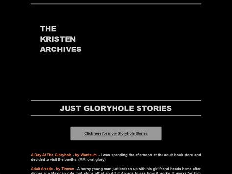 It has all the stories that THE KRISTEN ARCHIVES had when it stopped being updated. . Kristen stories asstr
